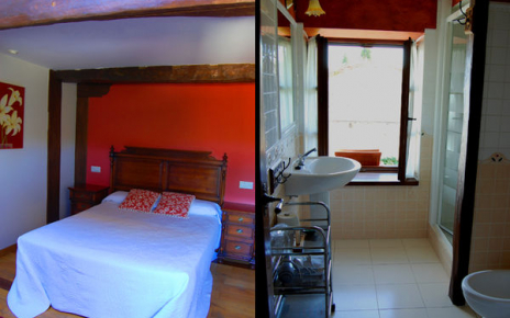 Double beds are a good 1.50 wide (and 1.90 m long)